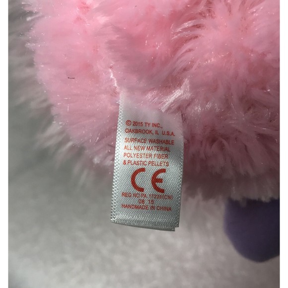 Ty Frizzys KINK Monster Pink/Purple 7" Plush Stuffed Animal Both Tags Attached - Picture 7 of 11